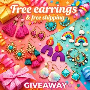 FASHION EARRINGS Free gift + free shipping